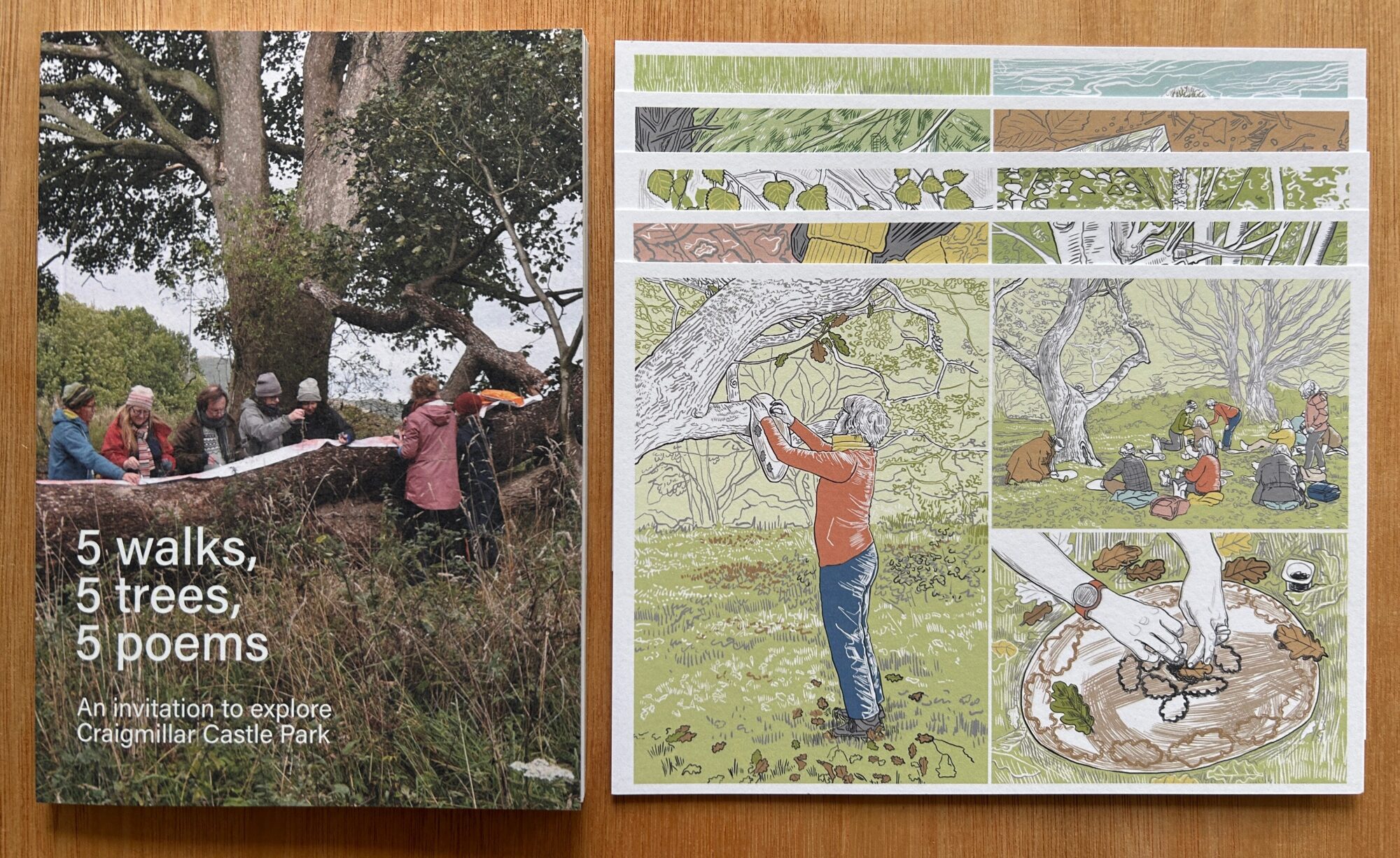 5 walks, 5 trees, 5 poems